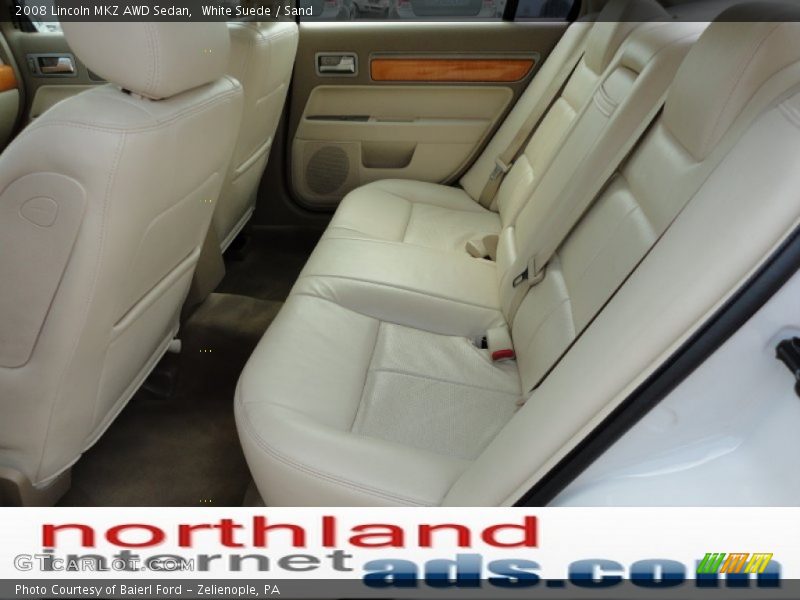 White Suede / Sand 2008 Lincoln MKZ AWD Sedan