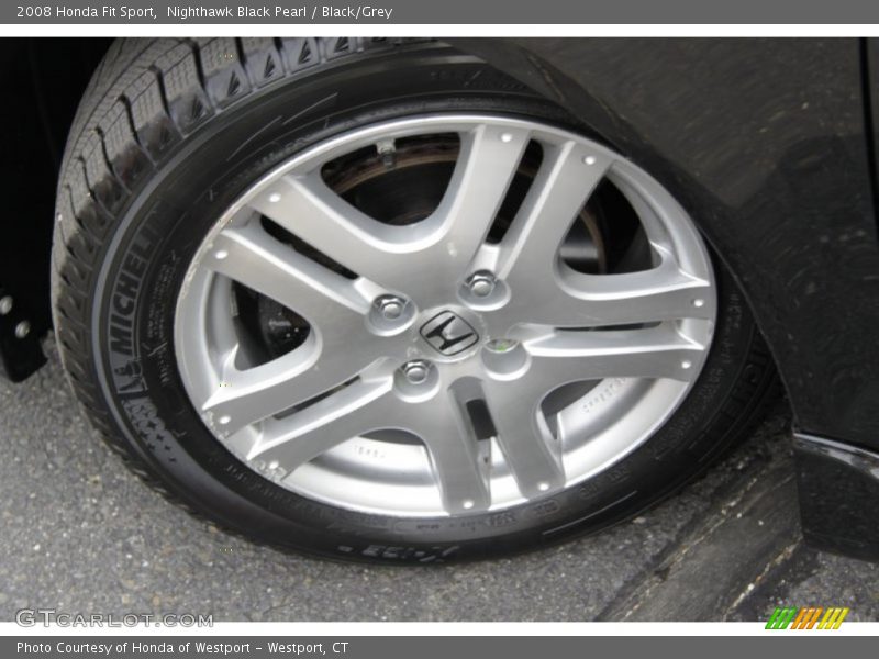 Nighthawk Black Pearl / Black/Grey 2008 Honda Fit Sport