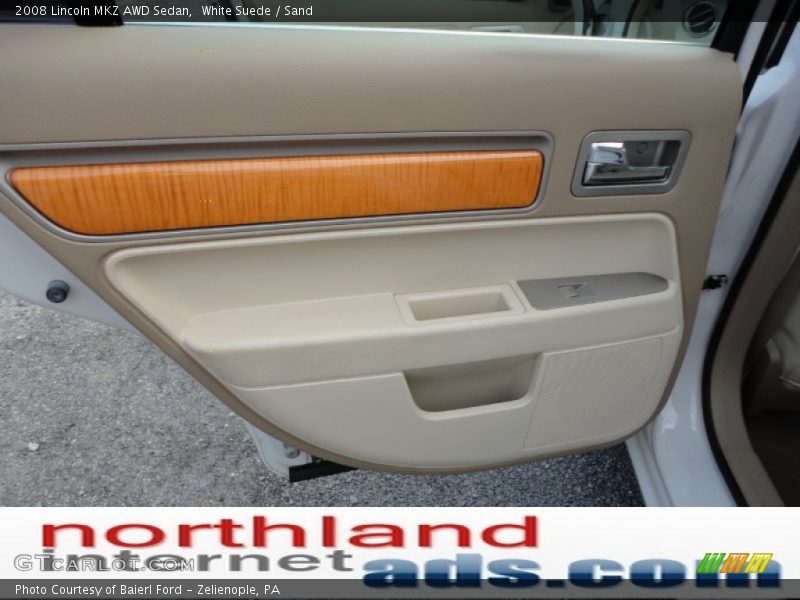 White Suede / Sand 2008 Lincoln MKZ AWD Sedan