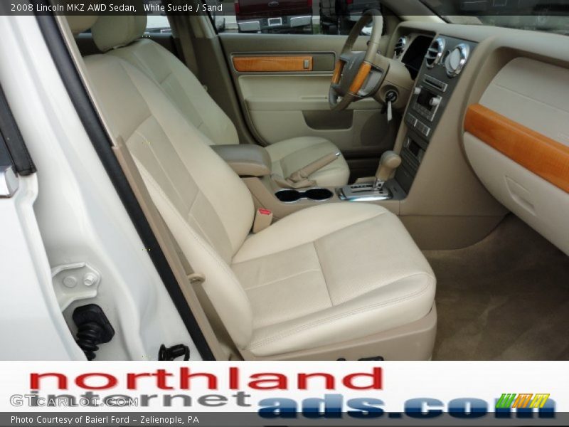 White Suede / Sand 2008 Lincoln MKZ AWD Sedan