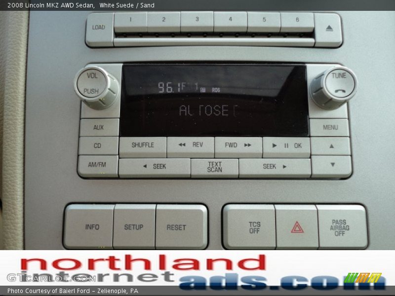 White Suede / Sand 2008 Lincoln MKZ AWD Sedan