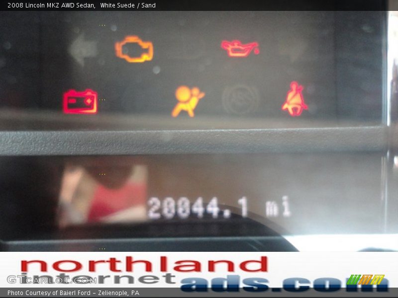 White Suede / Sand 2008 Lincoln MKZ AWD Sedan