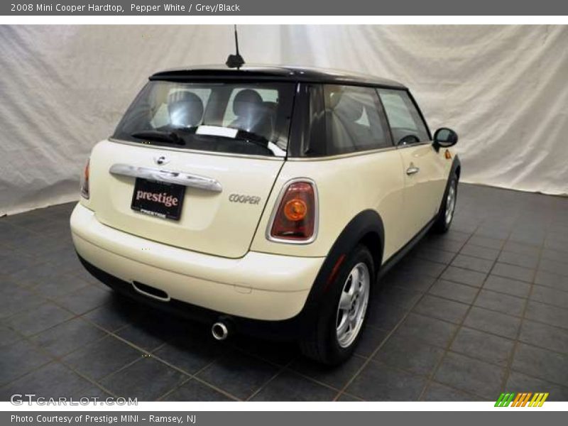 Pepper White / Grey/Black 2008 Mini Cooper Hardtop