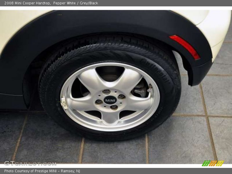 Pepper White / Grey/Black 2008 Mini Cooper Hardtop