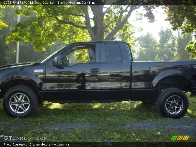 Black / Medium/Dark Flint 2008 Ford F150 XLT SuperCab 4x4