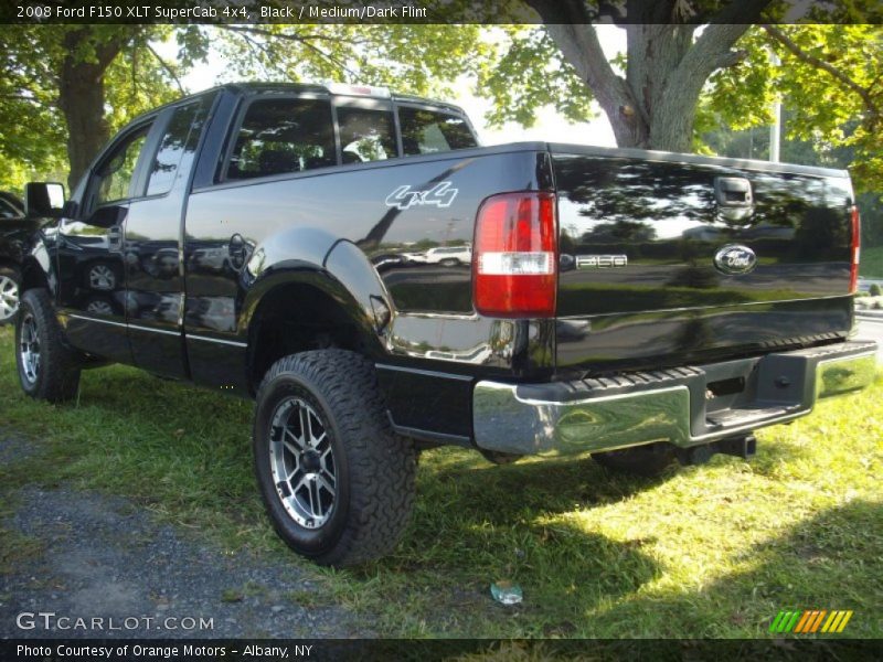 Black / Medium/Dark Flint 2008 Ford F150 XLT SuperCab 4x4
