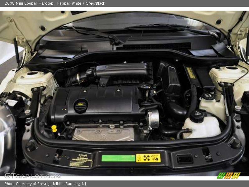 Pepper White / Grey/Black 2008 Mini Cooper Hardtop