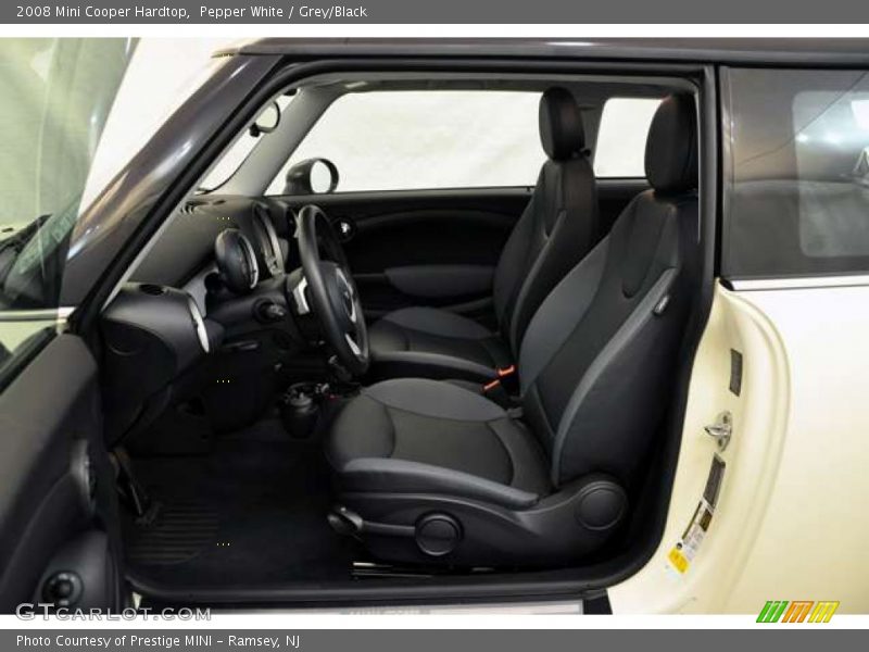 Pepper White / Grey/Black 2008 Mini Cooper Hardtop