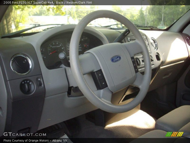 Black / Medium/Dark Flint 2008 Ford F150 XLT SuperCab 4x4