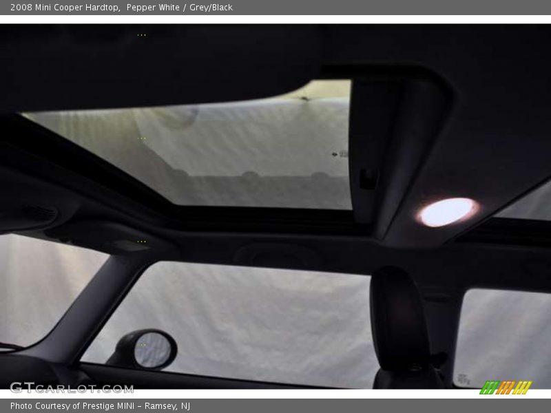 Pepper White / Grey/Black 2008 Mini Cooper Hardtop
