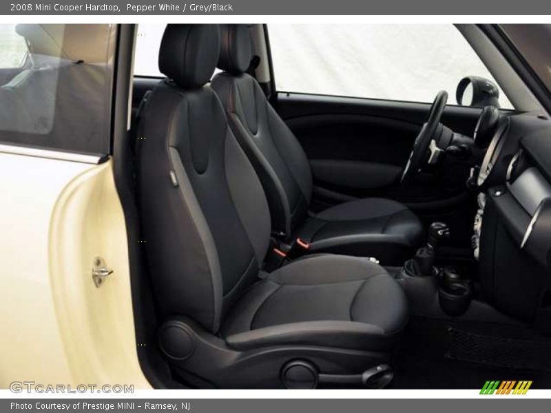 Pepper White / Grey/Black 2008 Mini Cooper Hardtop