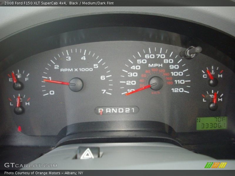 Black / Medium/Dark Flint 2008 Ford F150 XLT SuperCab 4x4