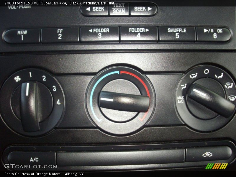 Black / Medium/Dark Flint 2008 Ford F150 XLT SuperCab 4x4