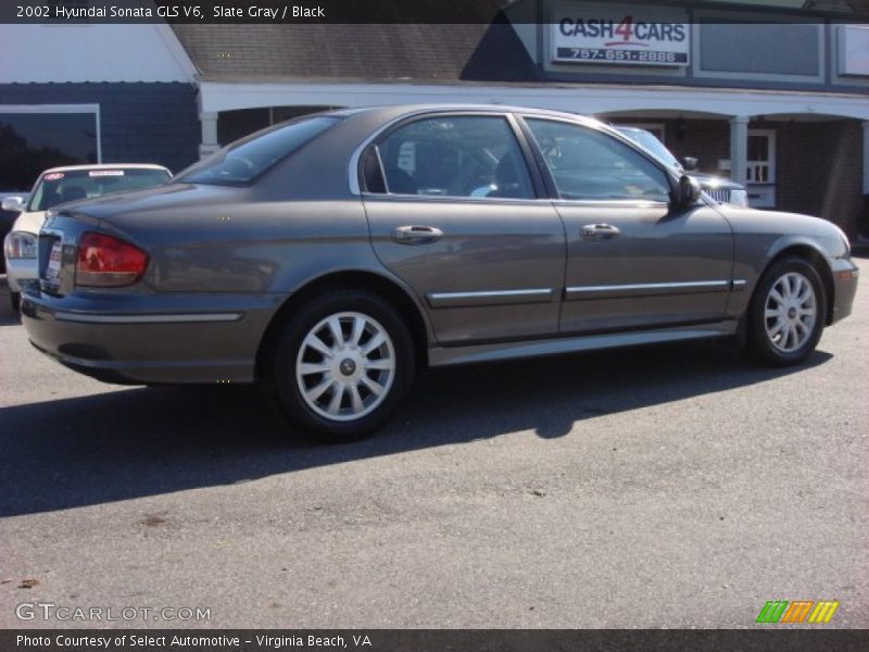 Slate Gray / Black 2002 Hyundai Sonata GLS V6