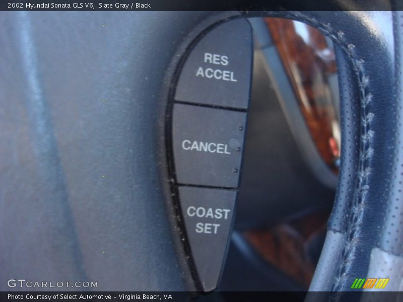 Slate Gray / Black 2002 Hyundai Sonata GLS V6