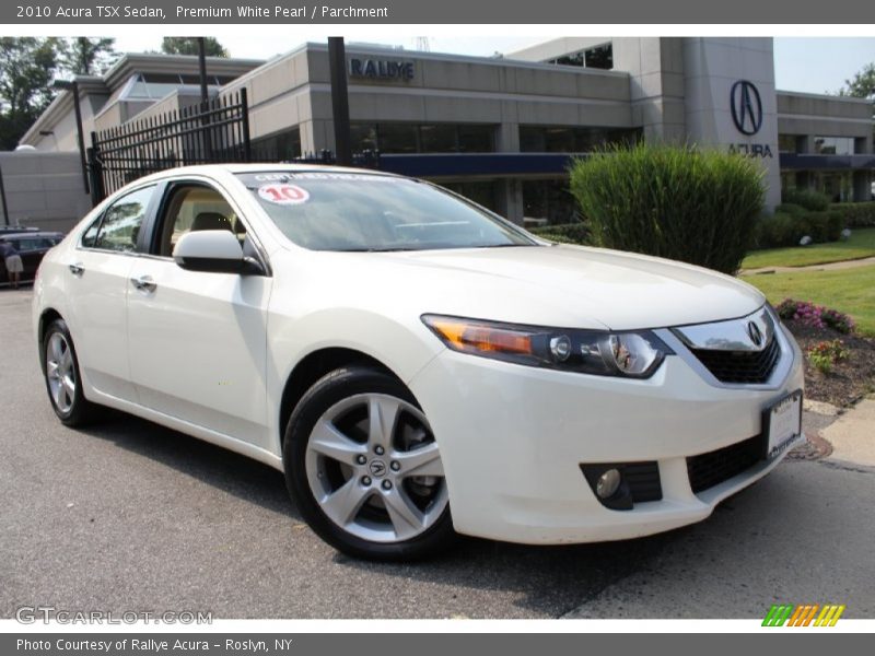 Premium White Pearl / Parchment 2010 Acura TSX Sedan