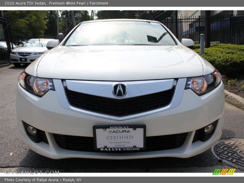 Premium White Pearl / Parchment 2010 Acura TSX Sedan
