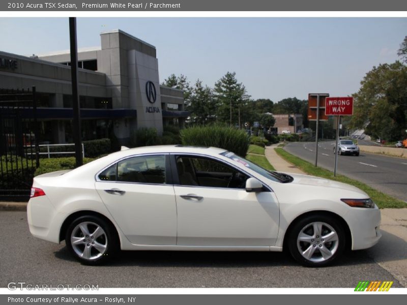 Premium White Pearl / Parchment 2010 Acura TSX Sedan