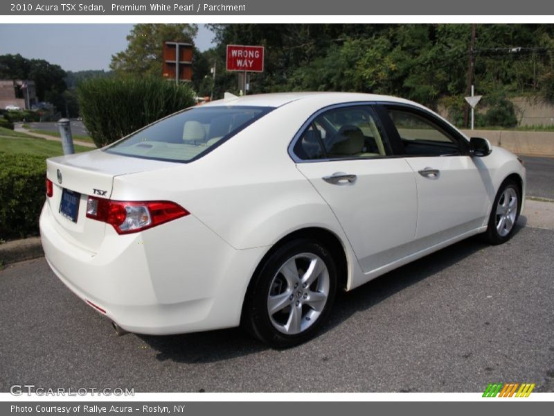 Premium White Pearl / Parchment 2010 Acura TSX Sedan