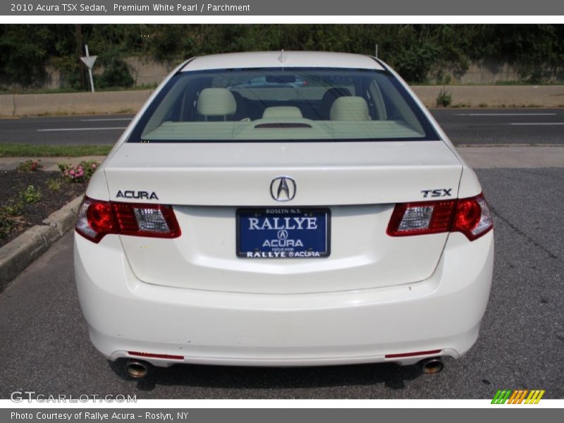 Premium White Pearl / Parchment 2010 Acura TSX Sedan