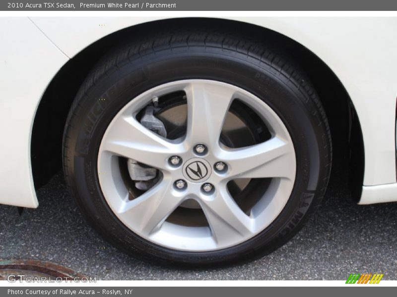 Premium White Pearl / Parchment 2010 Acura TSX Sedan