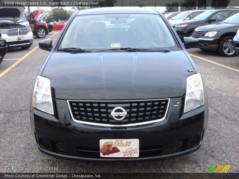 Super Black / Charcoal/Steel 2008 Nissan Sentra 2.0