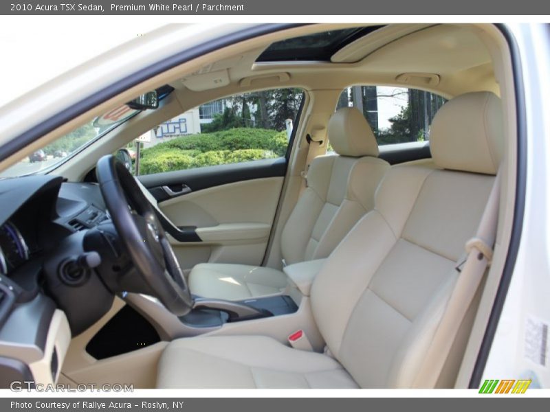 Premium White Pearl / Parchment 2010 Acura TSX Sedan