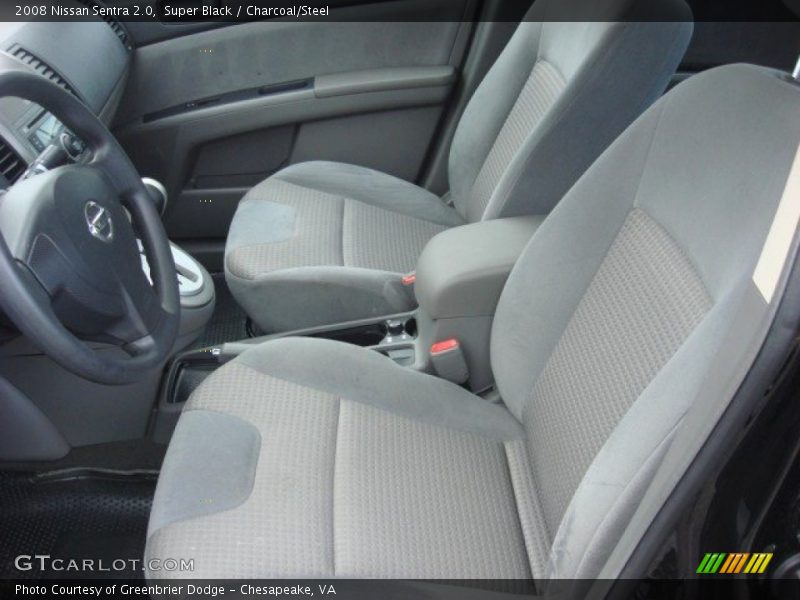 Super Black / Charcoal/Steel 2008 Nissan Sentra 2.0