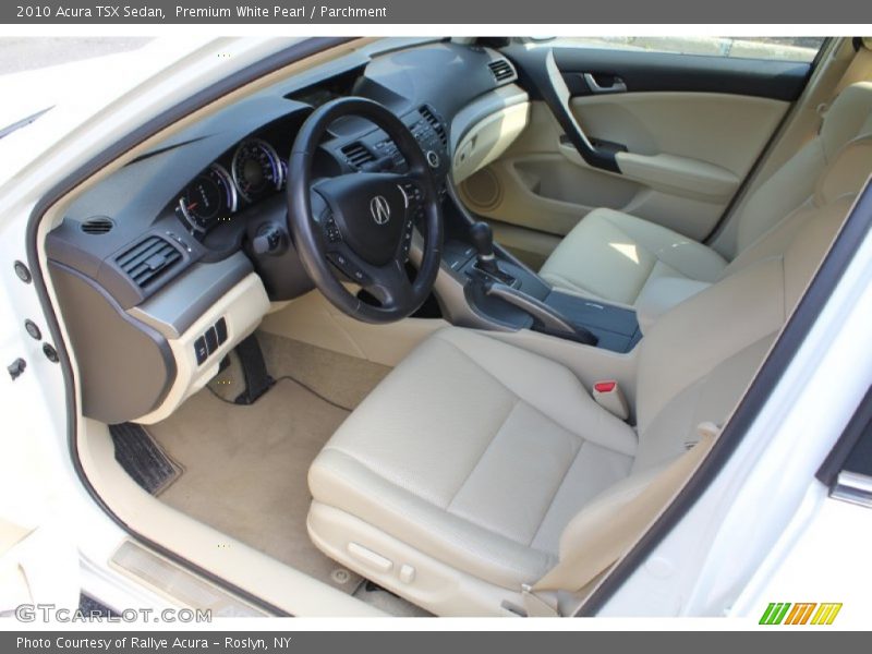 Premium White Pearl / Parchment 2010 Acura TSX Sedan