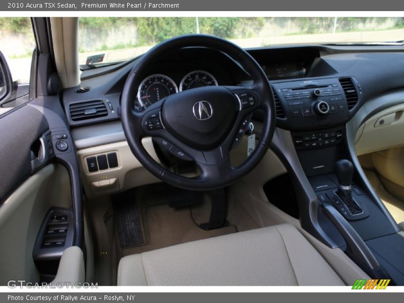 Premium White Pearl / Parchment 2010 Acura TSX Sedan