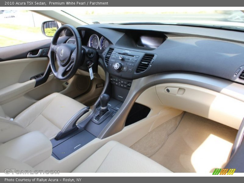 Premium White Pearl / Parchment 2010 Acura TSX Sedan
