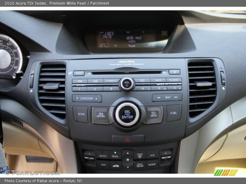 Premium White Pearl / Parchment 2010 Acura TSX Sedan