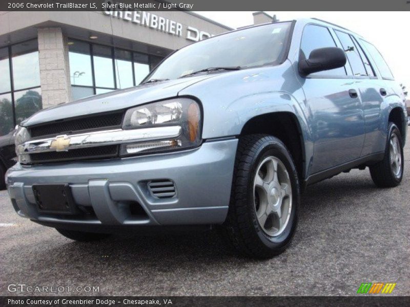 Silver Blue Metallic / Light Gray 2006 Chevrolet TrailBlazer LS