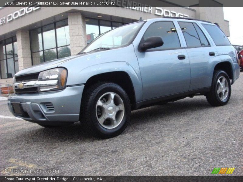 Silver Blue Metallic / Light Gray 2006 Chevrolet TrailBlazer LS