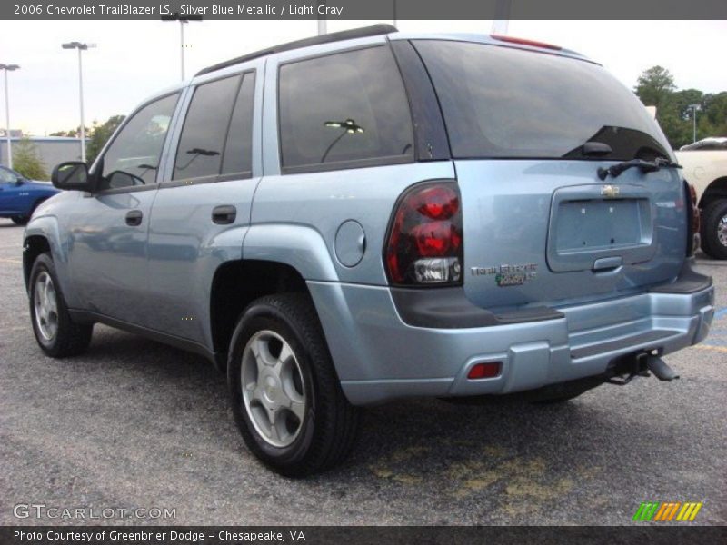 Silver Blue Metallic / Light Gray 2006 Chevrolet TrailBlazer LS