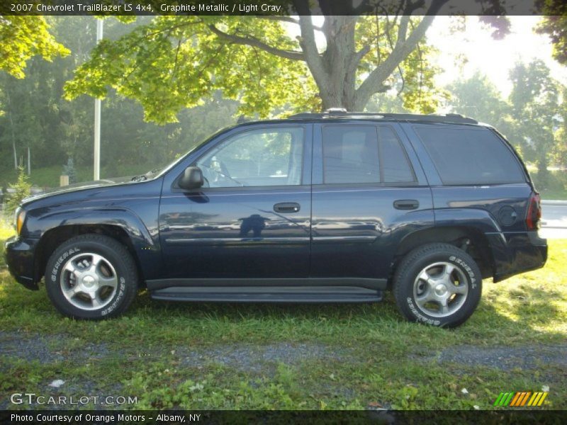 Graphite Metallic / Light Gray 2007 Chevrolet TrailBlazer LS 4x4