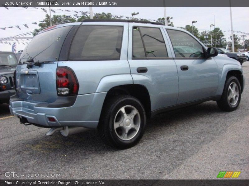Silver Blue Metallic / Light Gray 2006 Chevrolet TrailBlazer LS