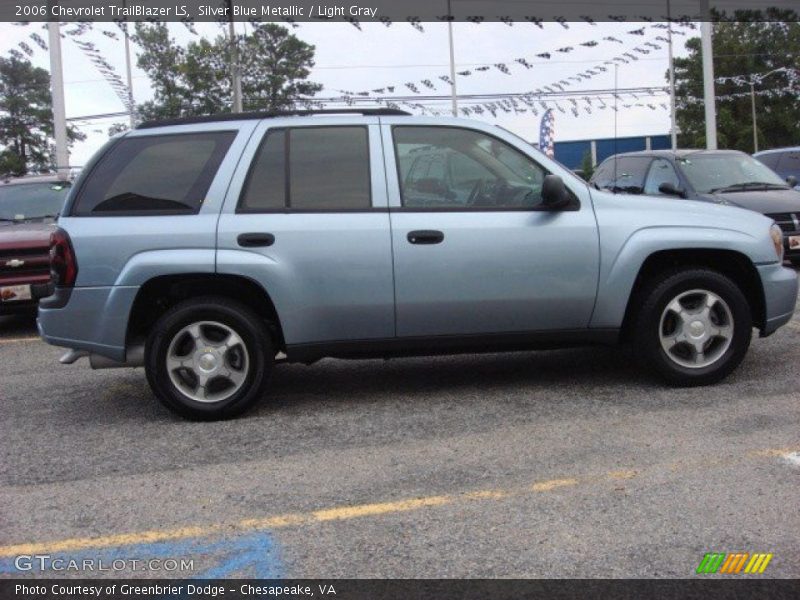 Silver Blue Metallic / Light Gray 2006 Chevrolet TrailBlazer LS