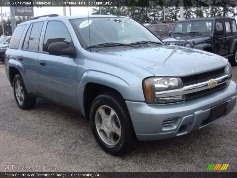 Silver Blue Metallic / Light Gray 2006 Chevrolet TrailBlazer LS