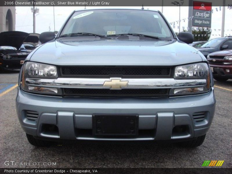 Silver Blue Metallic / Light Gray 2006 Chevrolet TrailBlazer LS
