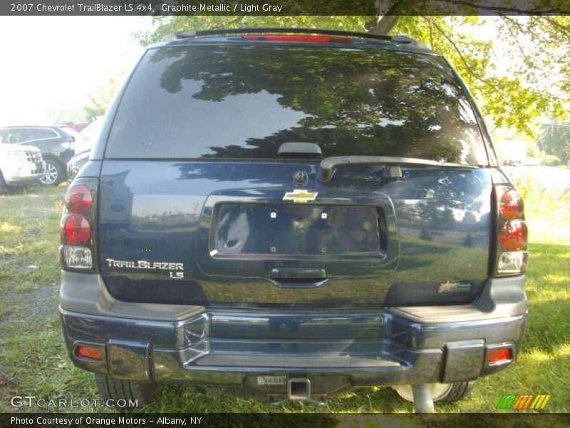 Graphite Metallic / Light Gray 2007 Chevrolet TrailBlazer LS 4x4