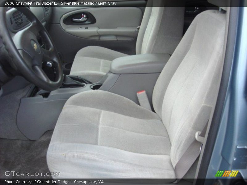 Silver Blue Metallic / Light Gray 2006 Chevrolet TrailBlazer LS