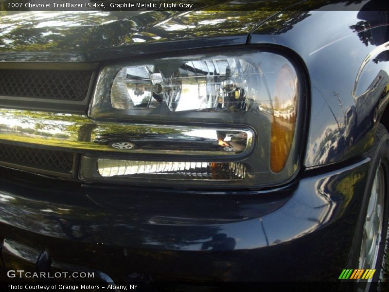 Graphite Metallic / Light Gray 2007 Chevrolet TrailBlazer LS 4x4