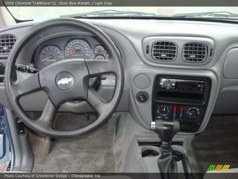Silver Blue Metallic / Light Gray 2006 Chevrolet TrailBlazer LS