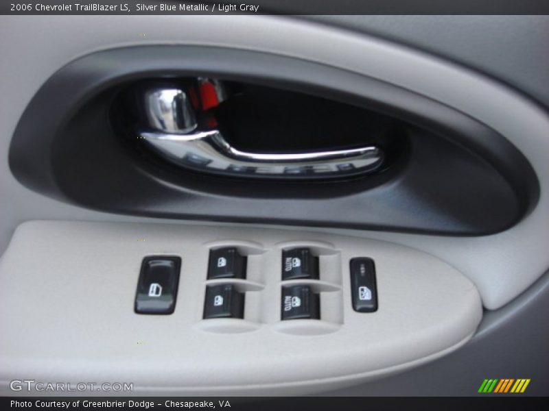 Silver Blue Metallic / Light Gray 2006 Chevrolet TrailBlazer LS