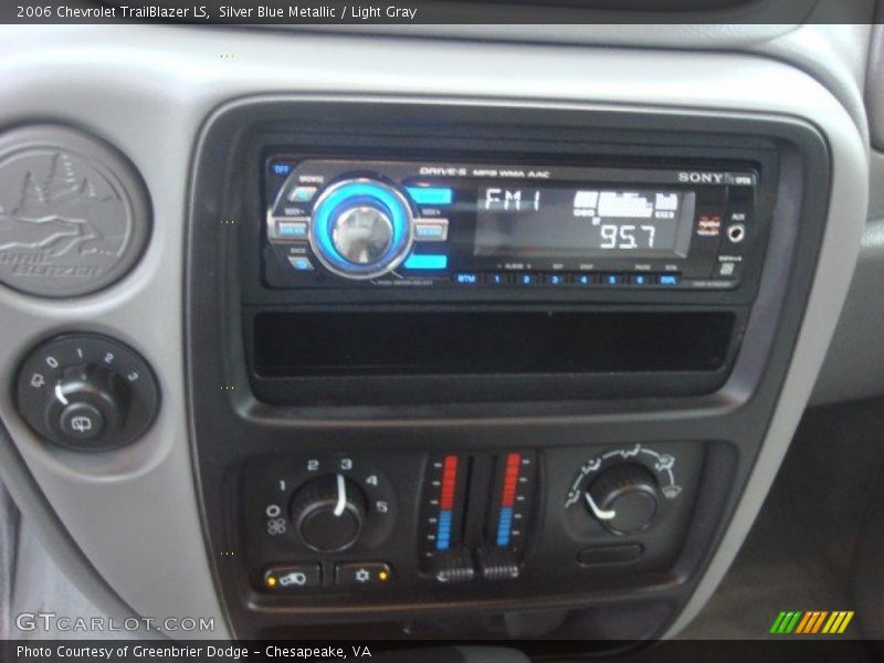 Silver Blue Metallic / Light Gray 2006 Chevrolet TrailBlazer LS