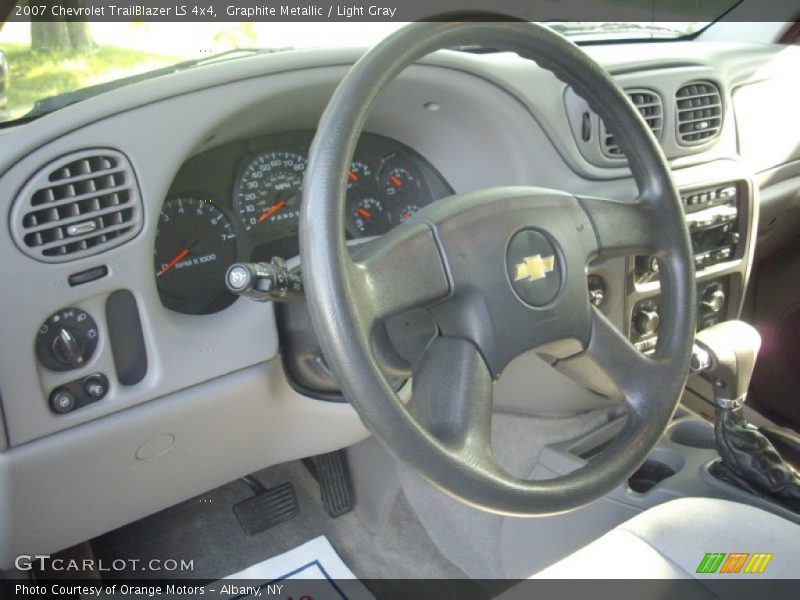 Graphite Metallic / Light Gray 2007 Chevrolet TrailBlazer LS 4x4