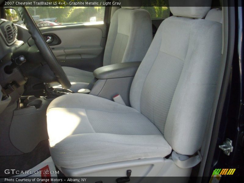 Graphite Metallic / Light Gray 2007 Chevrolet TrailBlazer LS 4x4