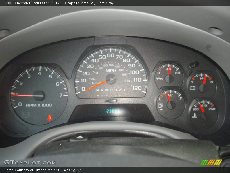 Graphite Metallic / Light Gray 2007 Chevrolet TrailBlazer LS 4x4
