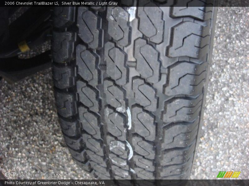 Silver Blue Metallic / Light Gray 2006 Chevrolet TrailBlazer LS